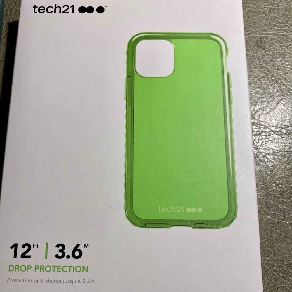 Tech 21 neon green iPhone 11 Pro Max case